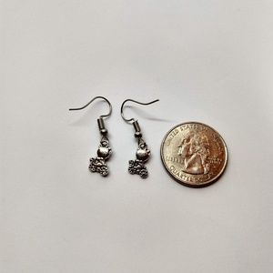 Jewelry - 5/$20 kitten cat riding a bike earrings hair bow Jewelry - 5/$20 kitten cat riding a bike earrings hair bow